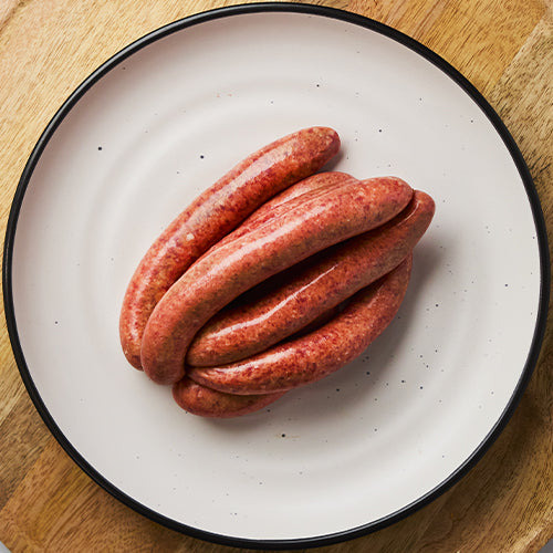 Texas Chilli Beef Sausages - Thin - 500g